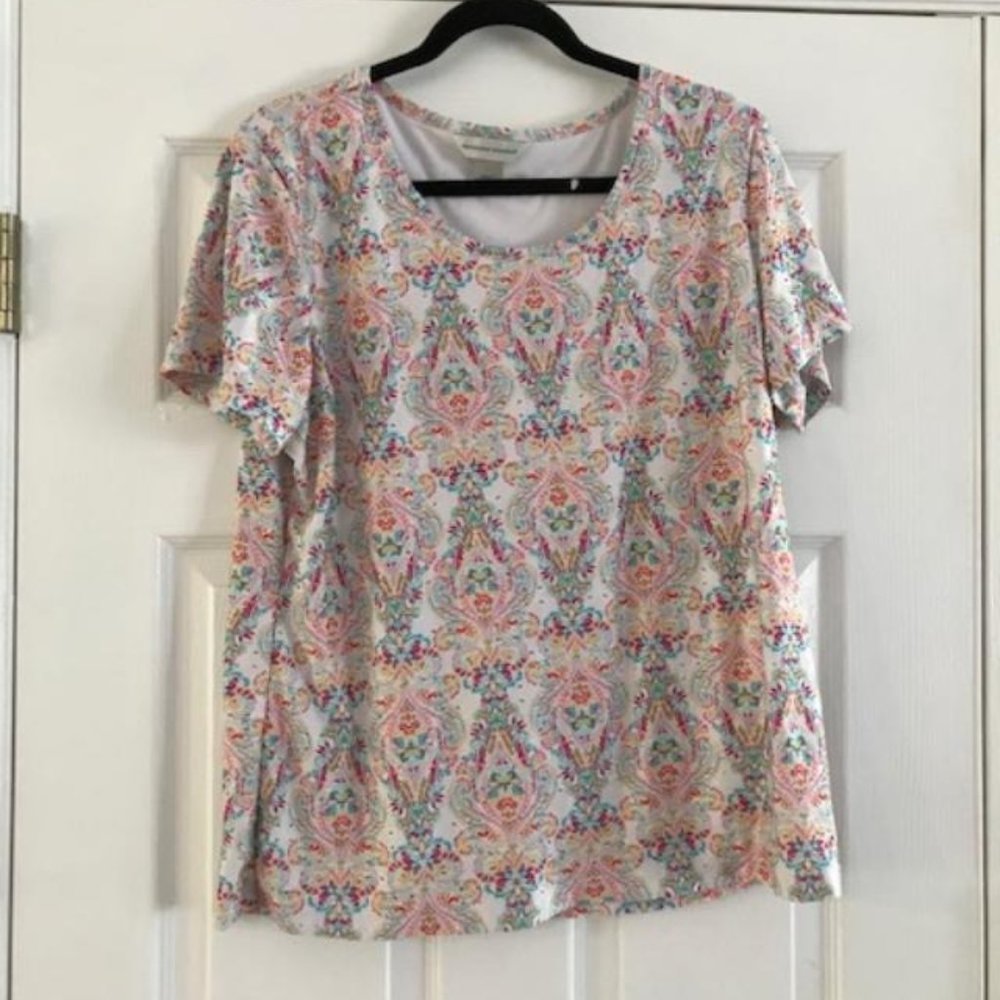 Ladies Christopher & Banks top size Large